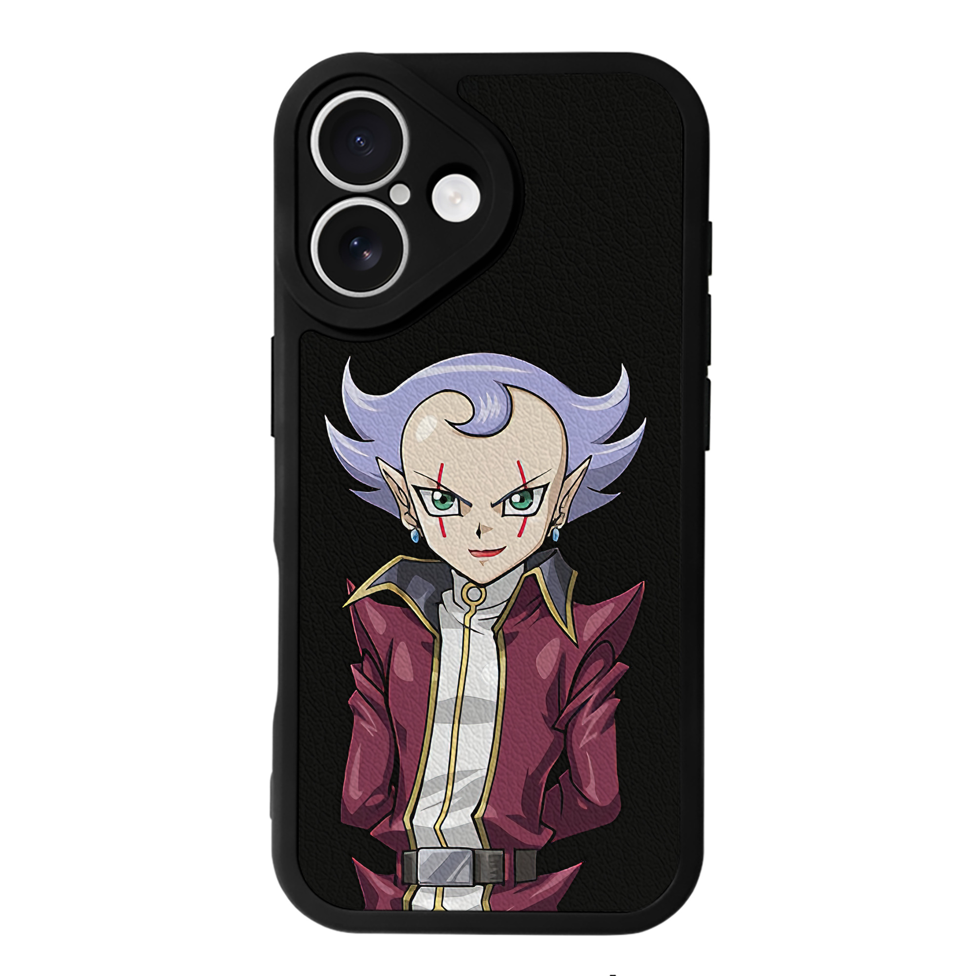 遊☆戯☆王 Yu-Gi-Oh! 【iPhone 16シリーズ対応】シリコンスマホケース（レザー調） 材質：シリコン